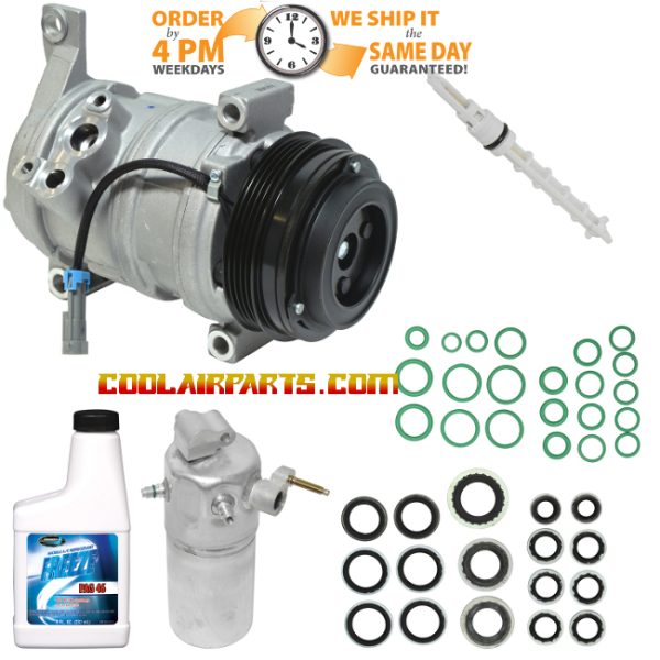 20880829 New A/C Compressor Kit w/ Condenser KT 4768 - Express 3500 Express 1500 FULL AC KIT